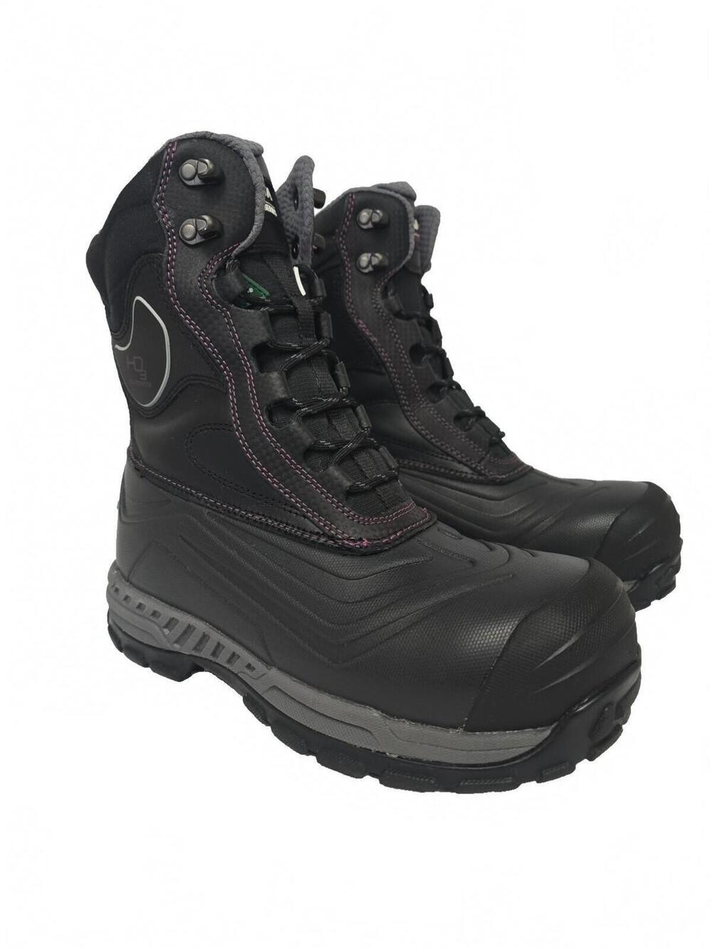 Dakota Women's 8905 Composite Toe Composite Plate Winter Safety Boots Black 8M